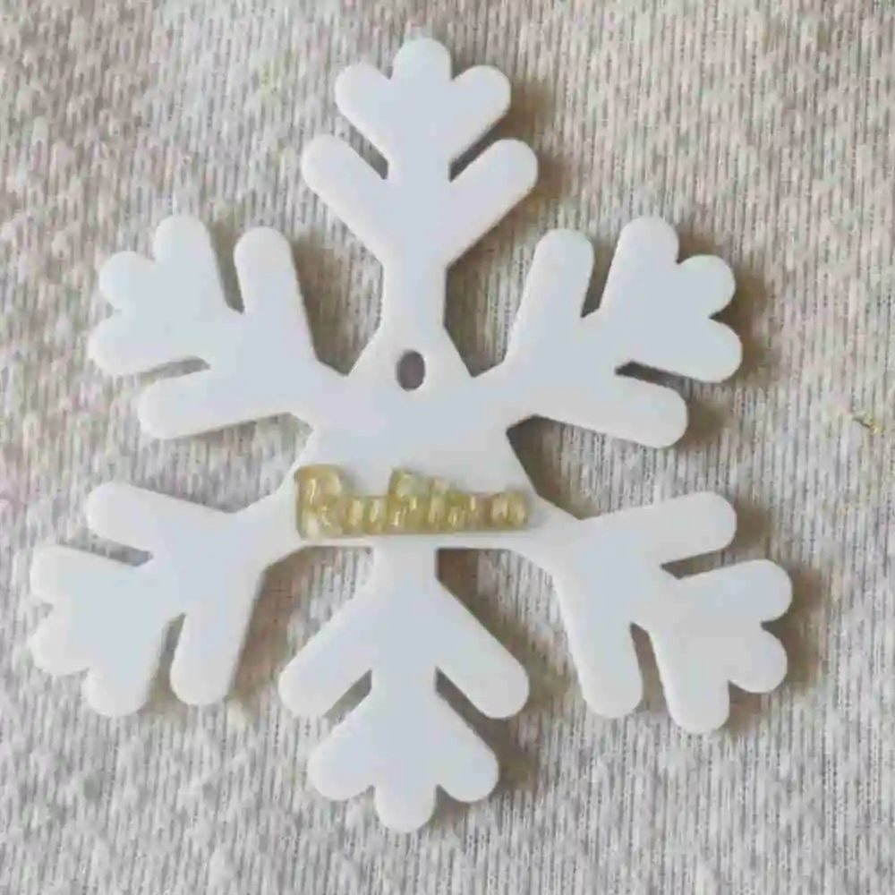Order Snowflake Christmas Ornament for Tree Decor